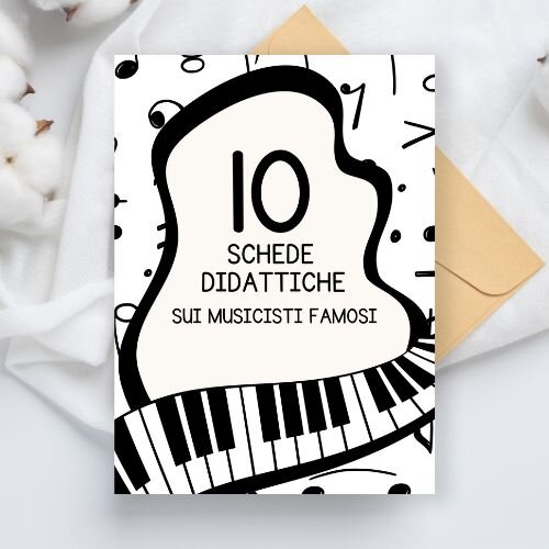 Schede di musica per la scuola primaria - musicisti famosi