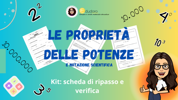 Le proprietà delle potenze e notazione scientifica