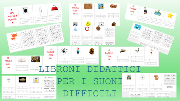 Libroni didattici per suoni difficili