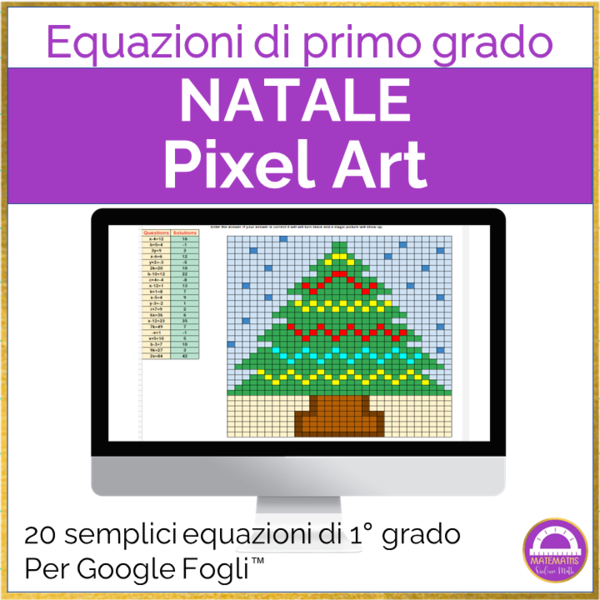 NATALE Semplici equazioni di primo grado