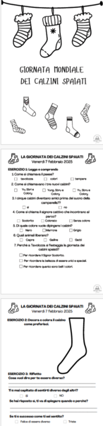 GIORNATA DEI CALZINI SPAIATI