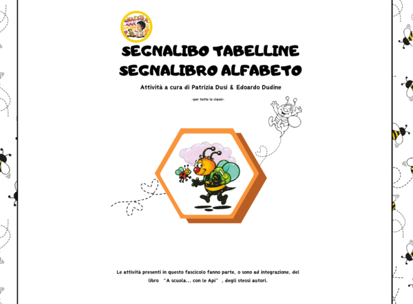 Segnalibri -Strumenti compensativi alfabeto/tabelline-