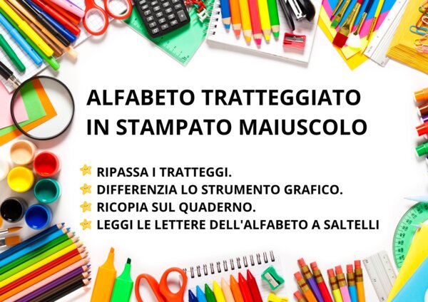 ALFABETO TRATTEGGIATO