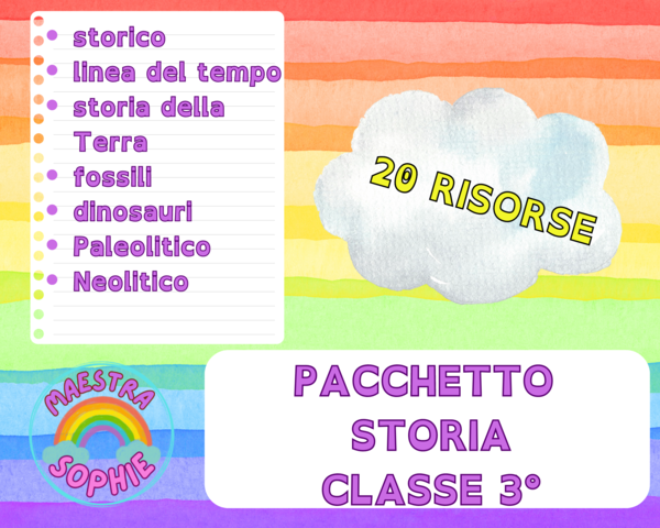 PACCHETTO STORIA - CLASSE TERZA