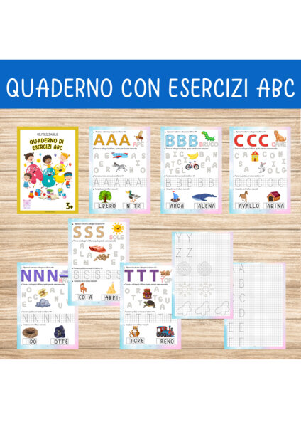 QUADERNO CON ESERCIZI ABC
