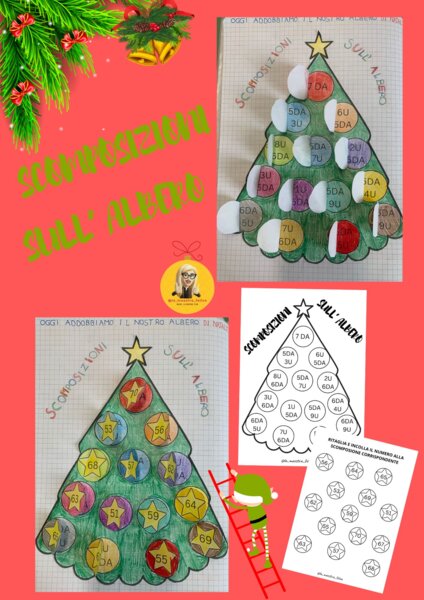SCOMPOSIZIONI SULL' ALBERO DI NATALE classe seconda