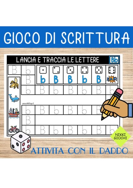 Gioco della scrittura dell'alfabeto