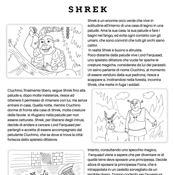 Shrek - schede
