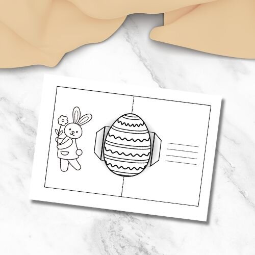 Biglietto di Pasqua pop up