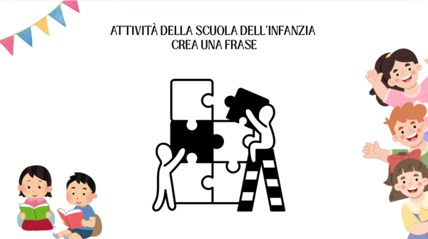 CREA UNA FRASE CON LE IMMAGINI-SCUOLA DELL'INFANZIA-25 PAG.