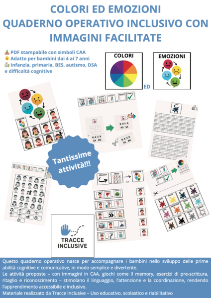Quaderno Operativo Inclusivo: Colori ed Emozioni