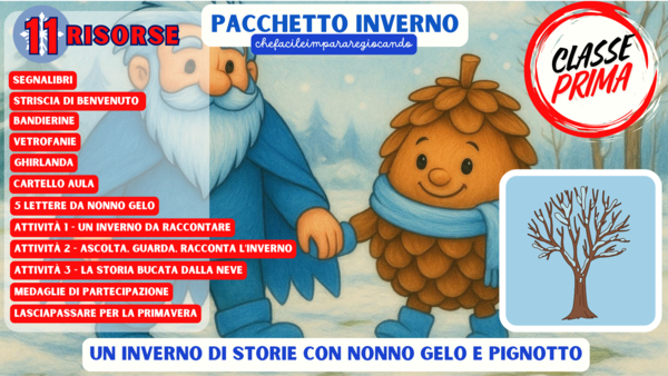 STAGIONI - KIT INVERNO - CLASSE PRIMA - 11 RISORSE