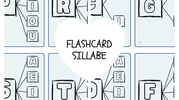 FLASHCARD SULLE SILLABE