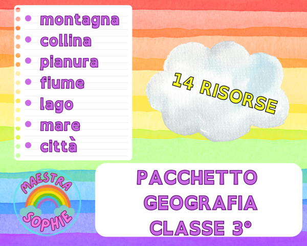 PACCHETTO GEOGRAFIA - CLASSE TERZA