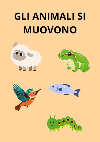 COME SI MUOVONO GLI ANIMALI