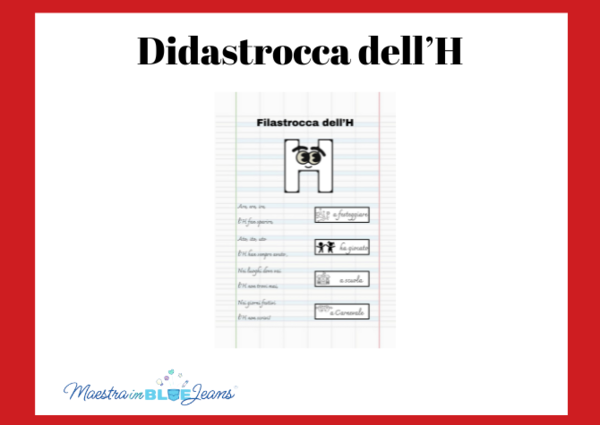 Didastrocche: la filastrocca dell'H