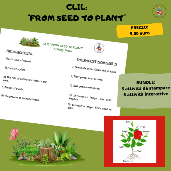 BUNDLE CLIL "From seed to plant"