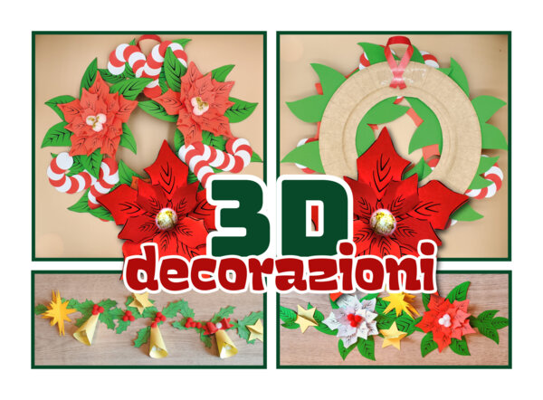 NATALE 3D🤶🏻🎅🏻 DECORAZIONI componibili