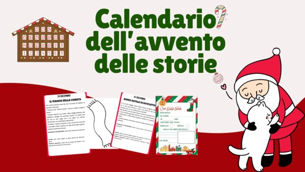 Calendario dell'avvento delle storie con attività