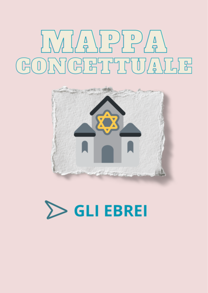 MAPPA CONCETTUALE SUGLI EBREI