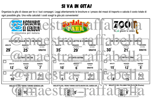 Compito autentico - MATE/ITA - Classe terza