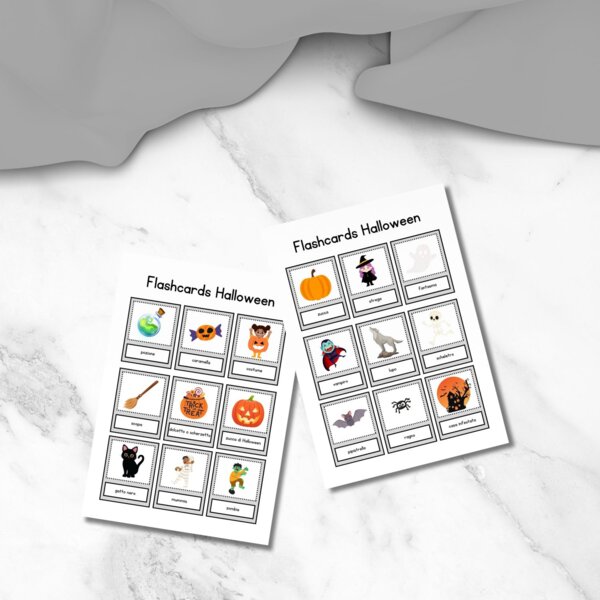 Flashcards di Halloween in italiano