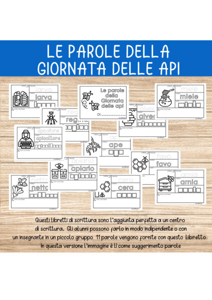 LE PAROLE DELLA GIORNATA DELLE API