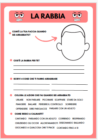Percorso emozioni: LA RABBIA