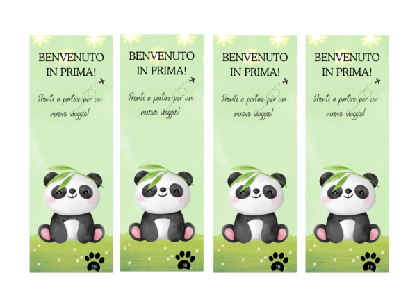 Segnalibri di Benvenuto in Prima – Kit stampabile fronte/retro in due versioni
