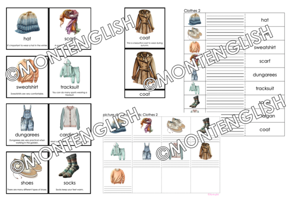 Vocabulary Enrichment Set: Clothes SET 2