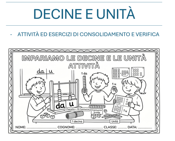Attività di consolidamento su decine e unità con verifica