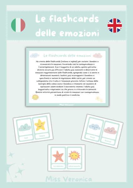 Le flashcards delle emozioni