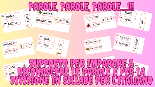 214 parole per l'italiano - sostegno e strumento compensativo