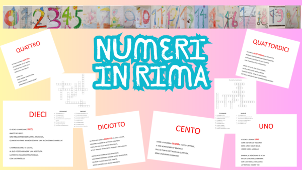 Numeri in rima: filastrocche, disegni, cruciverba e linea dei numeri