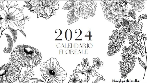 Calendario floreale 2024