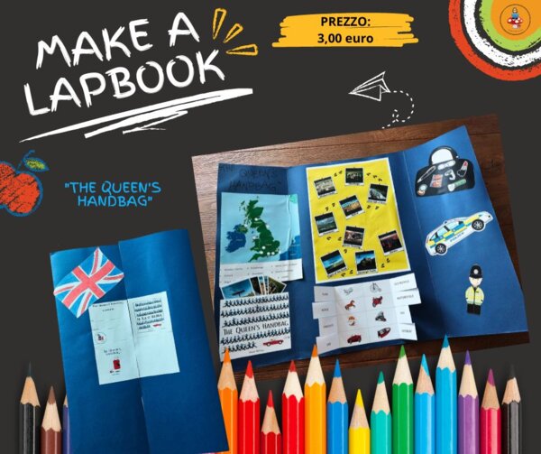LAPBOOK "The Queen's handbag"