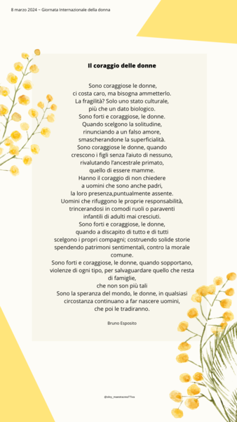 Giornata Internazionale della Donna, poesia con analisi e riflessione