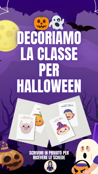 🎃👻 Decoriamo la classe per Halloween! 👻🎃