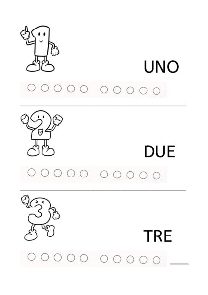 Numeri - inizio del percorso di matematica classe prima