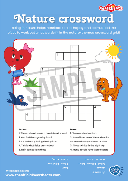 The Heartbeats - Nature crossword