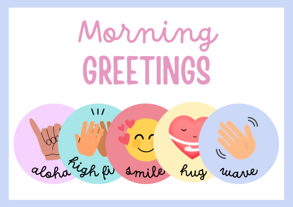 Morning Greetings - La routine del buongiorno e dei saluti
