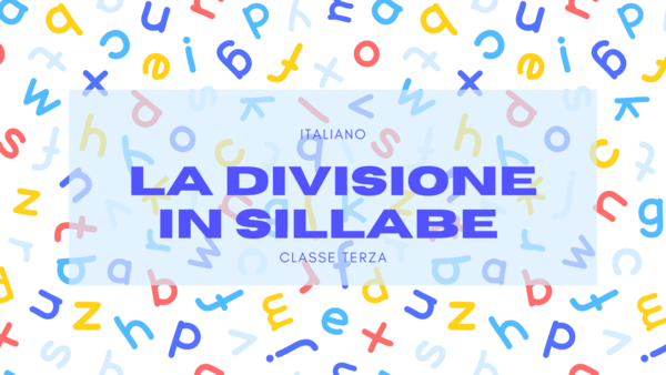 La divisione in sillabe