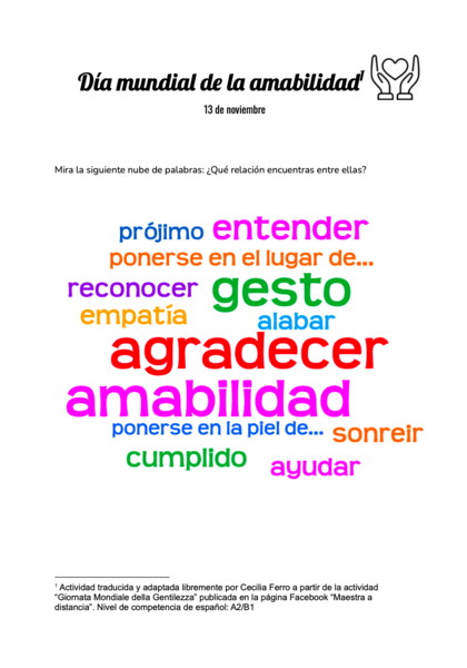 Día Mundial de la Amabilidad