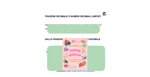 FRAZIONI DECIMALI E NUMERI DECIMALI
