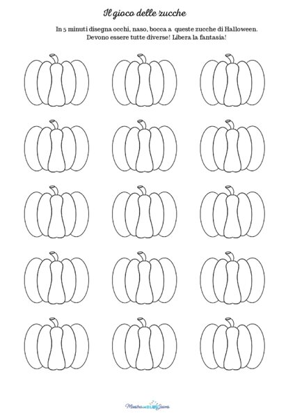 Il gioco delle zucce Halloween