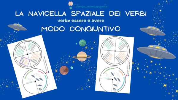 La Navicella Spaziale dei Verbi - MODO CONGIUNTIVO – essere e avere -