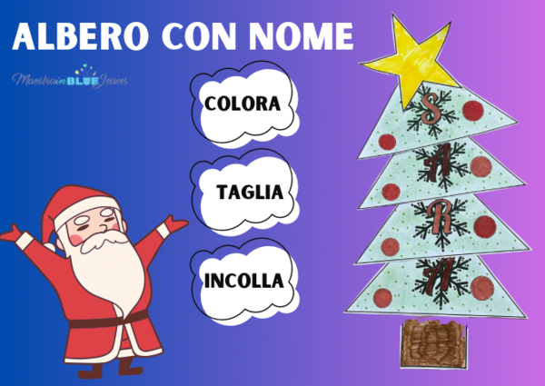 Albero di Natale con nome