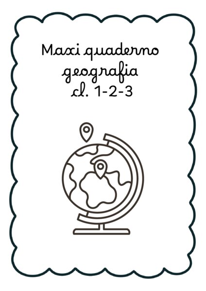 MAXI QUADERNO GEOGRAFIA CL.1-2-3