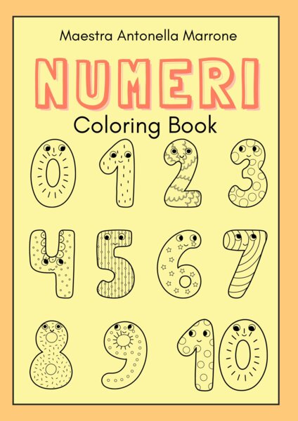I numer- coloring book