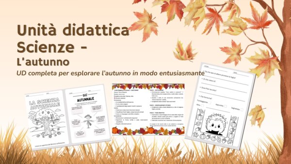 Unità didattica di Scienze - L'autunno